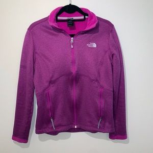 Purple north face jacket